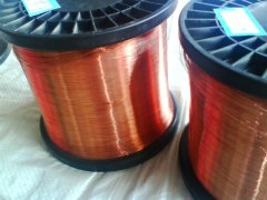 Copper clad aluminum flat wire