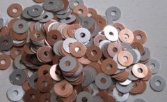 Bimetallic copper aluminum washers