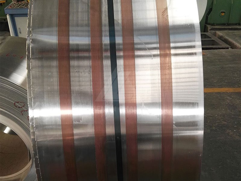 Bimetal copper clad aluminum composite strips 